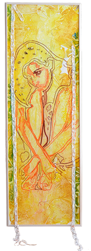 Golden lady, Χρυσαφένια Κυρία, 153X60,5cm