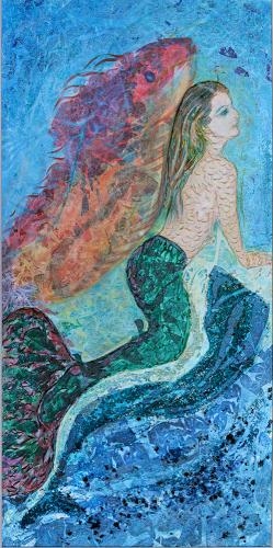 Mermaid, Γοργόνα 183X91cm
