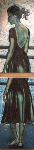 Πράσινη Μπαλαρίνα  59X181cm